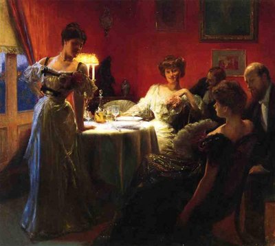 Ein Abendessen von Julius Leblanc Stewart